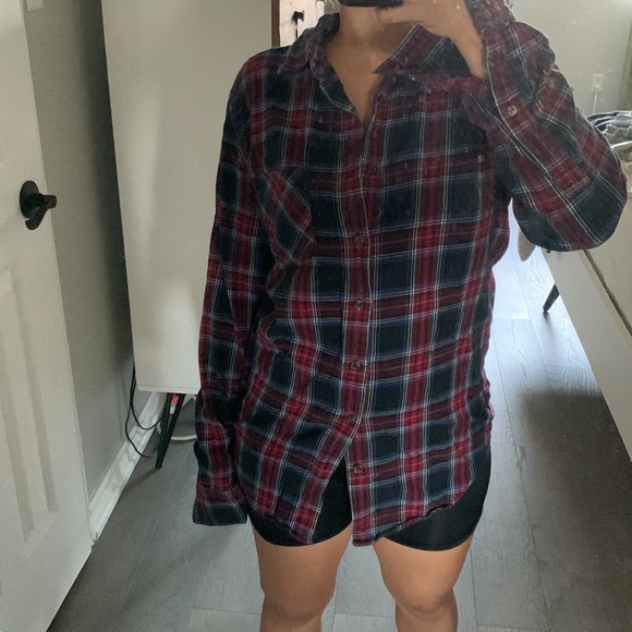 🔥🔥🔥American Apparel Unisex Plaid Flannel size XXS - Picture 3 of 6